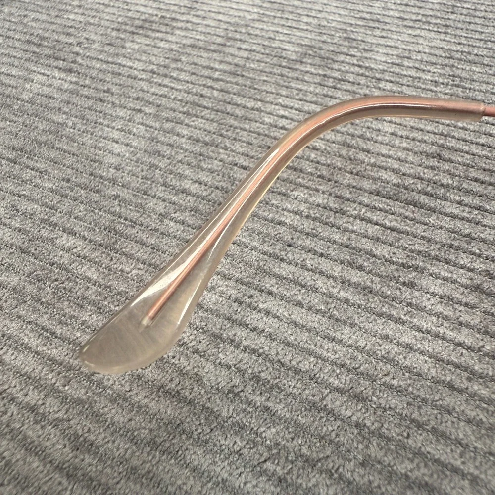 Zenni Optical Square Y2K Eyeglasses Frames‎ Rose Gold  Pink ZY2055 52-18-146